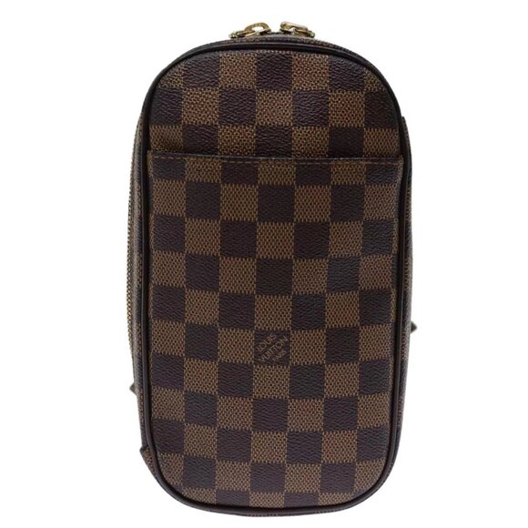 LOUIS VUITTON Damier Ebene Pochette Gange Shoulder Bag